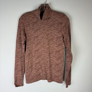 Athleta Flurry Seamless Turtleneck Wren Rustic Beige Size *estimate* Small